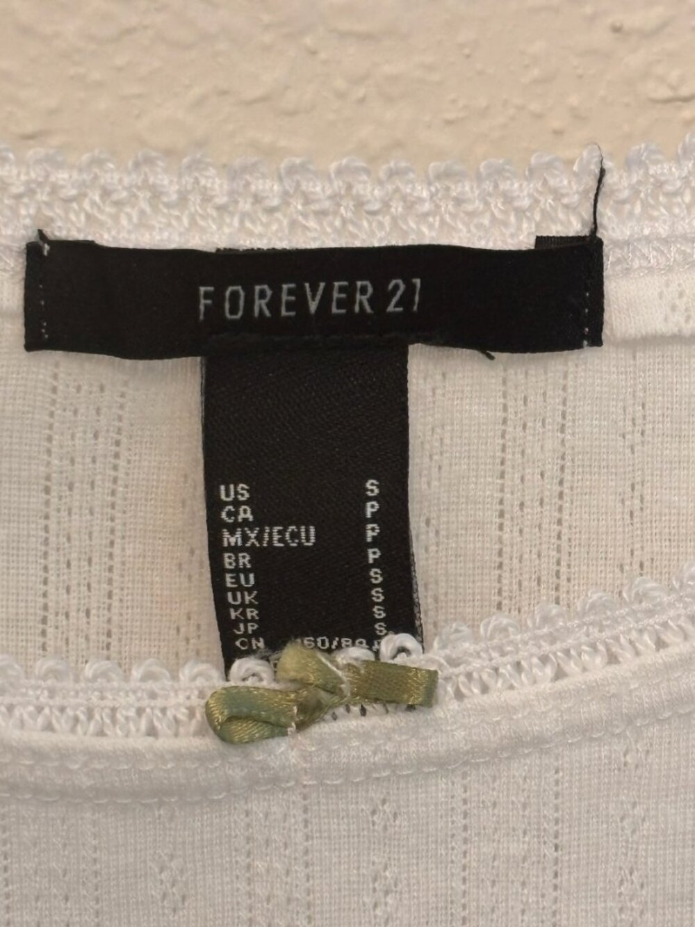 Forever 21 Long Sleeve Baby Tee - Picture 4 of 4